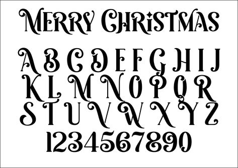 Lettering Fonts Christmas, Christmas Calligraphy Alphabet, Santa Handwriting Font, Winter Fonts Alphabet, Christmas Lettering Alphabet, Fonts For Christmas, December Font, Pretty Fonts Alphabet, Fancy Fonts Alphabet