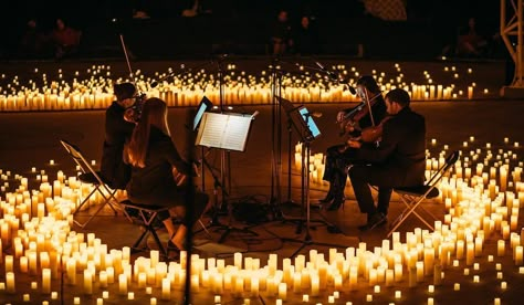 Experience Magical Candlelight Concerts In Stunning Open-Air Spaces This Spring - Secret Cleveland Manchester Cathedral, Christmas Concert, Patrick Dempsey, Gala Dinner, Concert Series, String Quartet, Candle Light, Bohemian Rhapsody, Music Concert