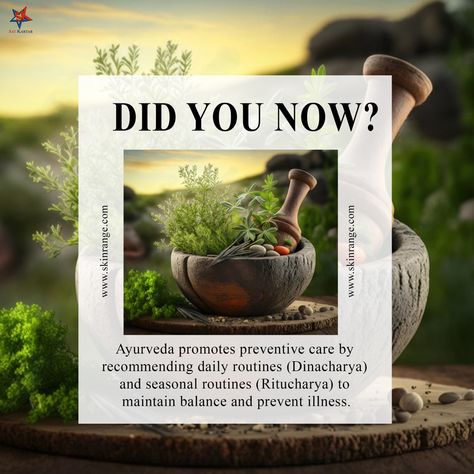 Want to dive deeper into Ayurveda?
.
Keep following our page for fascinating insights, Ayurvedic tips, product info, and more!
.
Stay tuned to our page for such ayurvedic rich content.
.
.
#Ayurveda #HolisticHealth #WellnessJourney #AyurvedicTips #NaturalHealing #HealthyLiving #AyurvedicProducts #WellnessWisdom #AncientMedicine #AyurvedicLifestyle #NaturalWellness #HealthInsights #AyurvedaForLife #FitAndHealthy #MindBodyBalance Ayurvedic Tips, Body Balance, Natural Wellness, Natural Healing, Holistic Health, Ayurveda, Daily Routine, Stay Tuned, Healthy Living