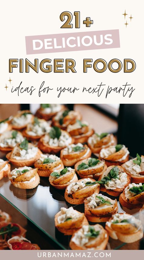 Finger Food Ideas Lunch Party Ideas, Party Food Items, Lunch Ideas For Guests, Finger Food Menu, Party Food Sandwiches, Small Plates Recipes, Luncheon Recipes, Banquet Food, Sandwiches Appetizers