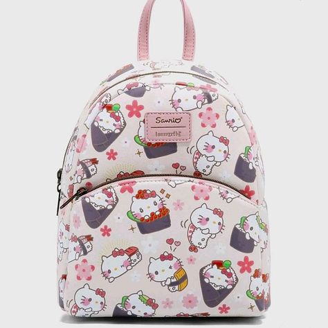 Hello Kitty Sushi, Different Sushi, Sushi Style, Princess Backpack, Loungefly Hello Kitty, Stitch Backpack, Kawaii Hello Kitty, Hello Kitty Dress, Disney Pixar Up