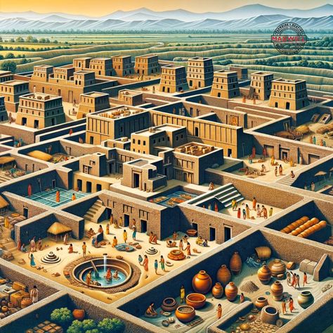 Going back to 2700 BCE, the Indus Valley Civilization had some of the earliest known urban sanitation systems. With drainage and sewage in every home, these ancient urban planners were truly ahead of their time! #plumbinghistory #indusvalley #plumbingpioneers #mpm #maxwellplumb #didyouknow #history #plumbing #nyc #trivia #plumbingtrivia #ancientplumbing Indus Civilization Art, Ancient African Civilizations, Ancient Mesopotamia Architecture, Indus Valley Civilization Architecture, Harappan Civilization Project, Indus Valley Civilization Art, Indus Valley Civilization Project, Indus Valley Civilization Project Ideas, Indian Civilization