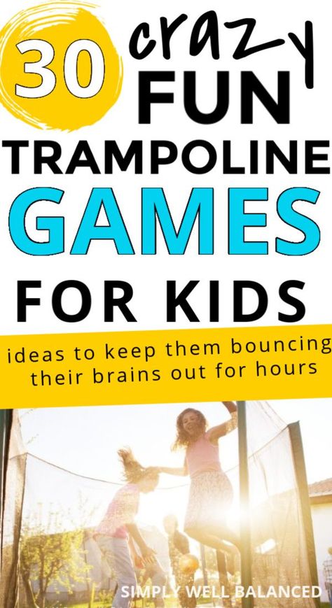 Fun Trampoline Games, Games For Friends, Trampoline Ideas, Trampoline Games, Fun Games To Play, Outside Games, Fun Outdoor Activities, Kids Trampoline, Games Kids