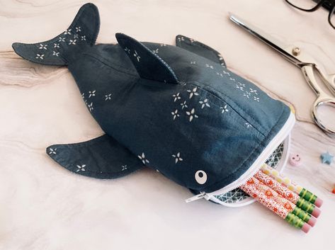 Twinkle Scattered Stars Whale Shark Pencil Case, Shark Pencil Pouch, Zipper Pencil Case, Shark Gift, Keychain Coin Pouch - Etsy Shark Pencil Case, Whale Keychain, Largest Whale, Zipper Pencil Case, Shark Gifts, Baby Whale, Pixel Art Pattern, Wallet Pattern, Whale Shark