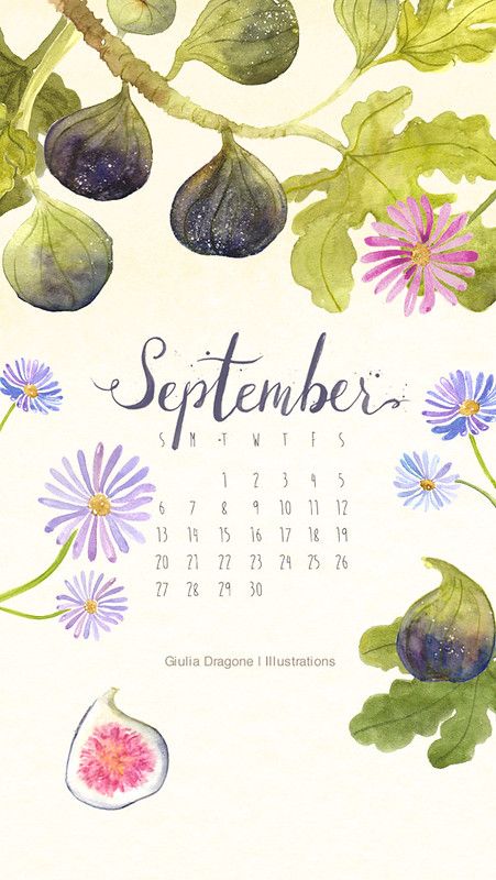 September Wallpaper, Watercolor Calendar, 달력 디자인, Diy Calendar, Business Card Inspiration, Calendar Wallpaper, Art Calendar, Calendar Ideas, Free Printable Calendar