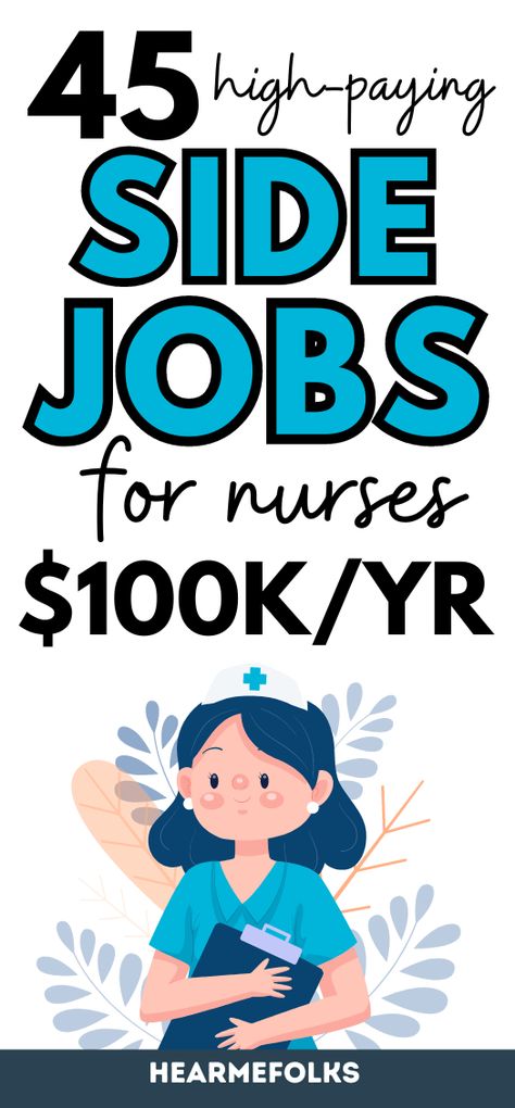 Looking for side jobs for nursing students? In today’s post, let’s talk about some of the best side jobs for nurses and their payouts.#onlinejobsfornurses #onlinenursingjobs #sidejobsfornurses #nursesidejobs Immunity Nursing, Best Side Jobs, Nursing Instructor, Medical Transcriptionist, Medical Coder, Nurse Inspiration, Night Jobs, Passive Income Business, Nursing Career