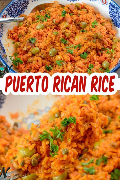 Transform your leftover ham into a flavorful masterpiece with this easy Arroz Con Gandules recipe! Made with aromatic herbs, savory ham, and tender pigeon peas, this traditional Puerto Rican dish is bursting with Caribbean flavors. Perfect for family dinners or special occasions, this one-pot wonder will transport your taste buds to the sunny shores of Puerto Rico. Pin now to enjoy a taste of the tropics in your own kitchen Rice And Beans Recipe Puerto Rican, Puerto Rican Recipes Rice, Spanish Side Dishes, Arroz Con Gandules Recipe, Rice And Pigeon Peas, Puerto Rican Rice, Side Dishes For Ham, Savory Ham, Rice And Beans Recipe