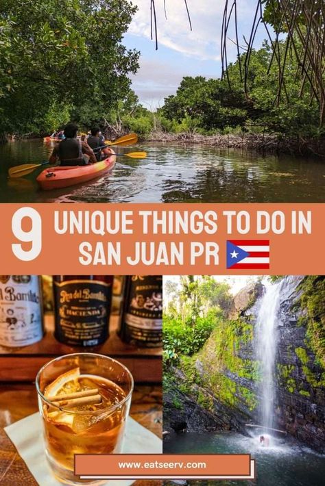 Planning a trip to Puerto Rico? This post shares 9 unique things to do in San Juan Puerto Rico to add some fun and adventure to your vacation. Puerto Rico 4 Day Itinerary, Puerto Rico Adventure, Things To Do In Puerto Rico San Juan, Puerto Rico San Juan Things To Do, Travel To Puerto Rico, San Juan Puerto Rico Vacation, What To Do In Puerto Rico, Things To Do In San Juan Puerto Rico, Things To Do In Puerto Rico