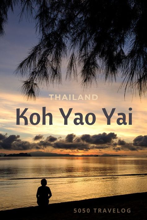 Looking for the perfect beach resort in Thailand? The island of Koh Yao Yai is beautiful, quiet and the beach at Thiwson Beach Resort is stunning. Travel tips and photography inspiration in our blog. #thailand #kohyaoyai #koyaoyai #travel #beach #resort #vacation #relax #laidback Thailand Packing List, Thailand Packing, Ao Nang Beach, Koh Samui Beach, Thailand Beach, Thailand Itinerary, Railay Beach, Travel Through Europe, Thailand Travel Guide