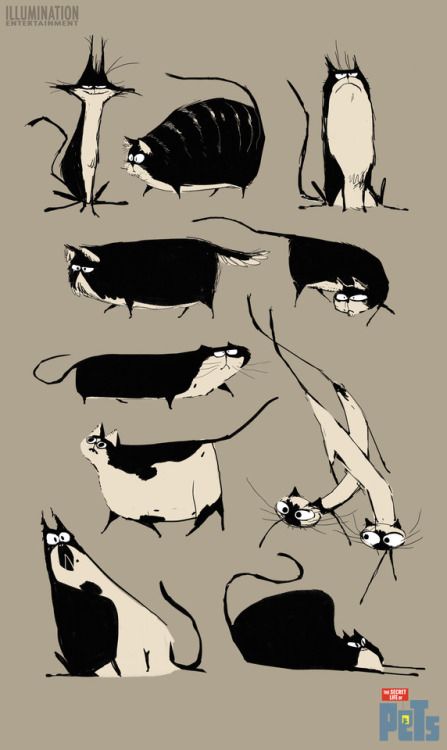 Images Of Cats, Black And White Images, Cat Illustrations, Cat Art Illustration, 강아지 그림, White Images, Cat Character, Cats Illustration, Universal Pictures