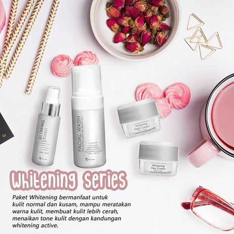 Whitening series merupakan paket dasar msglow yg meliputi whitening day cream whitening night cream face toner dan facial wash. Mengandung bahan aktif whitening yang dapat mencerahkan warna kulit melembabkan dan membuat kulit tampak glowing  300.000  wa.085729724499 Anti Aging Secrets, Ms Glow, Cream Face, Glowing Skincare, Acne Marks, Day Cream, Facial Wash, Dull Skin, Night Cream