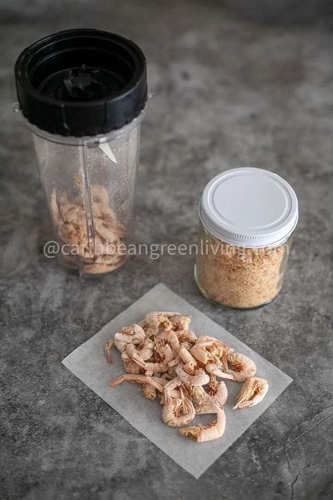 Looking for a way to add depth and umami to your recipes? Look no further than ground-dried shrimp! This versatile ingredient can be used to season soups, stir-fries, sauces, and marinades. It has a unique seafood flavor that can enhance the taste of other ingredients. Check out the new blog post on the food blog. https://www.caribbeangreenliving.com/grinding-dried-shrimp-a-versatile-ingredient-for-adding-depth-and-umami-to-your-recipes/ Shrimp Paste, Dried Shrimp, Seafood Soup, Clean Cooking, Caribbean Recipes, Stir Fries, New Blog Post, Recipe Collection, The Taste