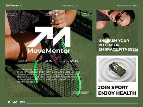 Sport Identity Design, Gym Logos Ideas, Gym Branding Design, Fitness Club Logo, Gym Branding, Tennis Academy, Fitness Branding, Visuell Identitet, Sport Branding