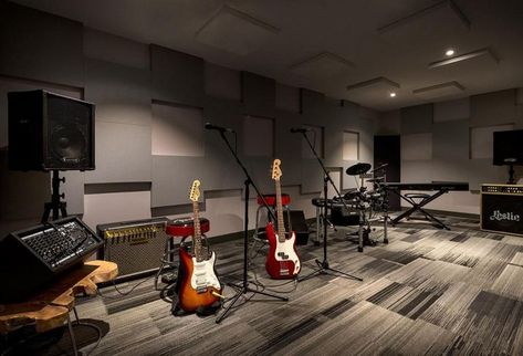 From Rock Walls To Music Rooms: Amenities Are Top Selling Points At San Francisco Condo Complexes Sound Baffles, Piano Room Decor, Rock Walls, Music Rooms, Music Studio Room, Acoustic Insulation, Piano Room, New Condo, Studio Room