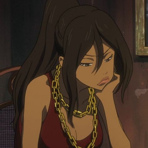 Show Movie, Black Hair, A Woman, Skin, Red, Hair, Anime, Gold, Black