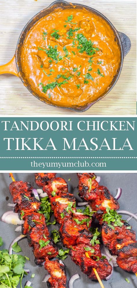 Aromatic tandoori chicken tikka masala is such a popular recipe. This version adds extra spices to the chicken tikka for added flavor. Yum!  #tandoorichicken #tandoori #chickentikka #chickentikkamasala #indianfood #curry #masala #food #recipes #foodie Tandoori Chicken Recipe Indian, Tandoori Chicken Tikka, Curry Masala, Halloween Food Appetizers, Tandoori Masala, Christmas Recipes Appetizers, Indian Chicken, Healthy Recipes On A Budget, Chicken Tikka Masala