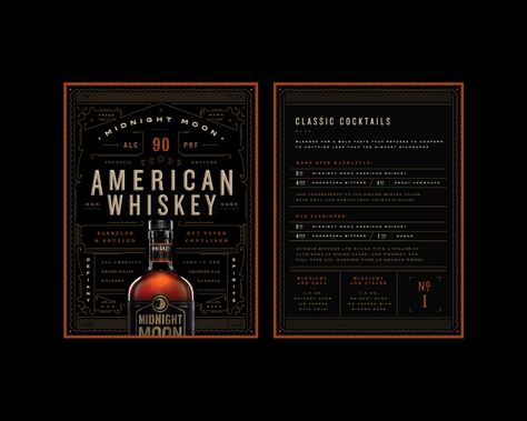 Whiskey Branding, Midnight Moon, Home Cocktail Bar, Whiskey Brands, American Whiskey, Tradeshow Booth, Information Architecture, Branding Packaging, Brand Building