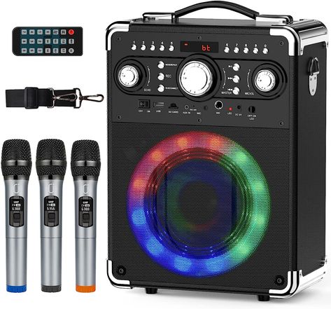 Best Karaoke Machine, Portable Party, Electronic Store, Dj Lights, Karaoke Speaker, Karaoke Machine, Karaoke Party, Monitor Speakers, Dj Lighting