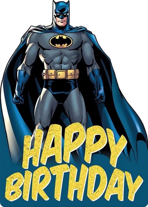 Batman Cake Topper, Superman Birthday, Catwoman Comic, Batman Theme, Birthday Cake Topper Printable, Batman Party, Happy Birthday Celebration, Batman Birthday, Marvel Daredevil