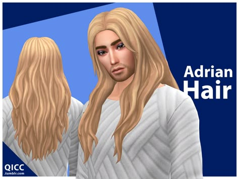 Vampire Hair, Sims 4 Hair Male, Hair Base, Pelo Sims, Sims 4 Mm Cc, Sims 4 Mm, Sims 4 Cc Packs, Sims Hair, Boys Long Hairstyles