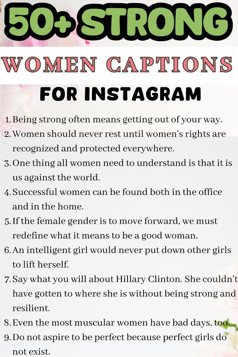 Here are some of the best women captions for Instagram. There is a combination of boss women quotes, boss lady captions, women empowerment captions, and women quotes for Instagram. Women Captions For Instagram, Boss Lady Captions, Quotes Boss Lady, Motivational Women, Motivational Quotes For Women, Girl Empowerment, Kid Projects, Quotes For Instagram, Cool Captions