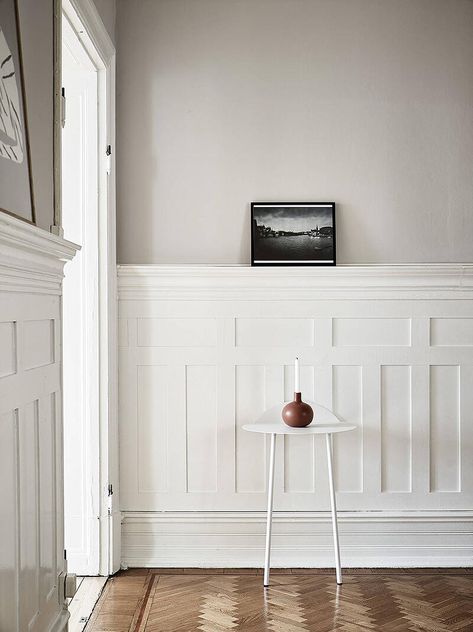 Flooring On Walls, Earthy Home Decor, Earthy Home, Wooden Wall Panels, Century Home, Turn Of The Century, Built In Cabinets, Wood Panel Walls, Wallpaper Living Room