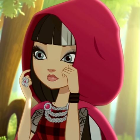 ever after high icon, ever after high pfp, eah, cerise hood icon, cerise hood pfp Cerise Hood Icon, Ever After High Pfp, Hood Pfp, High Pfp, Cerise Hood, Red Hood, Ever After High, Cartoon Profile Pics, Ever After