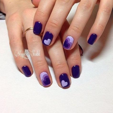 nail designs summer short round nail designs summer beach nail designs summer sun Heart Nail Designs, Square Nail, Valentine Nail Art, Romantic Nails, February Nails, Square Nail Designs, Purple Nail Designs, Valentine Nails, Nail Designs Valentines