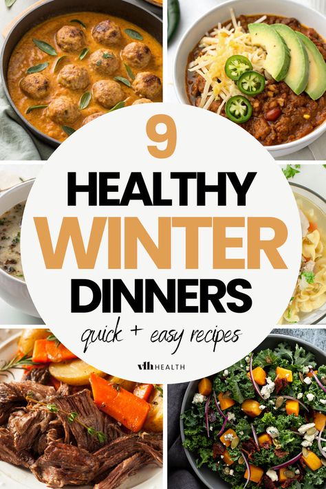 cold weather dinner ideas Healthy Dinner Recipes For Winter, Healthy Winter Food Recipes, Cold Weather Dinner Ideas Healthy, Healthy Winter Food, Healthy Winter Recipes Dinner, Winter Meal Prep, Healthy Winter Recipes, Healthy Fall Dinner, Healthy Winter Meals