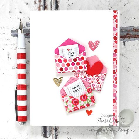 Our BRAND NEW Limited Edition Valentines 2018 Card Kit! - Simon Says Stamp Blog Valentines Day Cards Handmade, Valentine Love Cards, Valentine Cards Handmade, Card Kits, Valentines Svg, Valentine's Day Diy, Simon Says Stamp, Simon Says, Card Kit