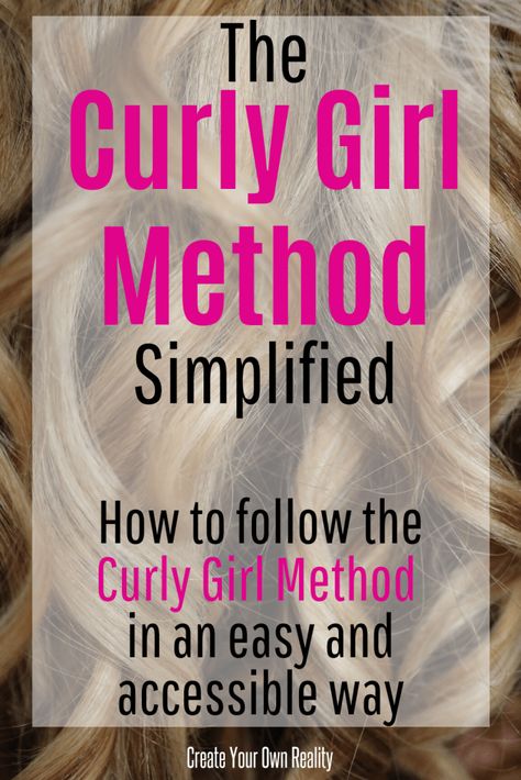 Curly Hair Advice, The Curly Girl Method, Create Your Own Reality, Curly Hair Problems, Naturally Curly Hair, Air Dry Hair, Hair Advice, Natural Curls Hairstyles, Curly Girl Method