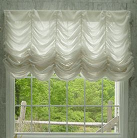 We offer an upscale version of the Austrian curtain.  Made from sheer designer voile fabric in custom widths and lengths. Austrian Shades, Roll Top Bath With Shower Curtain, Roll Top Bath Shower Curtain, Rome Curtain, Austrian Shades Curtains, Austrian Blinds, Drapery Treatments, Balloon Shades, Balloon Curtains