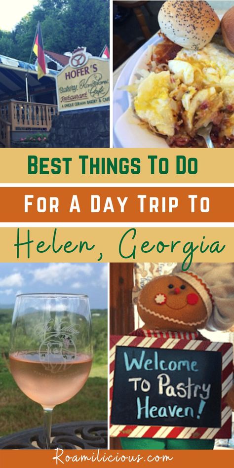 Where To Stay In Helen Georgia, Things To Do In Helen Georgia, Georgia Living, Blairsville Georgia, Explore Georgia, Georgia Trip, Georgia Food, German Bakery, Mississippi Travel