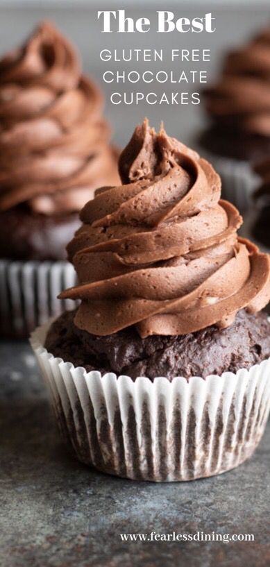 Cupcakes Recipes Easy, Paleo Chocolate Cupcakes, Homemade Chocolate Buttercream Frosting, Easy Chocolate Cupcake Recipe, Gluten Free Chocolate Cupcakes, Tiramisu Cupcakes, Craving Chocolate, Simple Desserts, Easy Cupcake Recipes