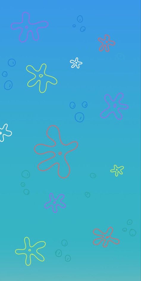 Spongebob Ocean Background, Spongebob Blue Jellyfish, Party Cartoon Aesthetic, Sponge Bob Sky Background, Spongebob Clouds, Wallpaper Agua, Spongebob Shows, Wallpaper Backgrounds Ipad, Backgrounds Ipad