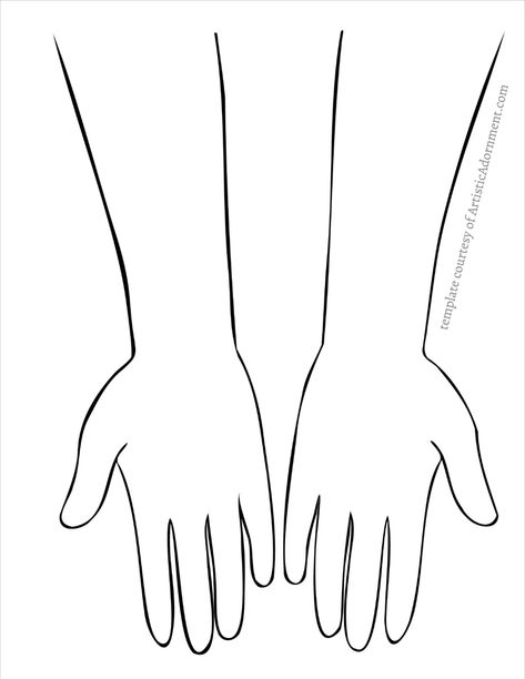 Hand Outline Drawing, Mehendi Practice, Mehndi Hand, Hand Outline, Fashion Sketch Template, Palm Mehndi Design, Hands Reaching Out, Henna Drawings, Henna Hand