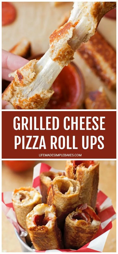 Grilled Cheese Pizza, Spicy Grilled Cheese, Mediterranean Grilled Cheese, Grill Cheese Roll Ups, Yummy Grilled Cheese, Pizza Roll Ups, Grill Cheese, Pizza Roll Up, Life Made Simple