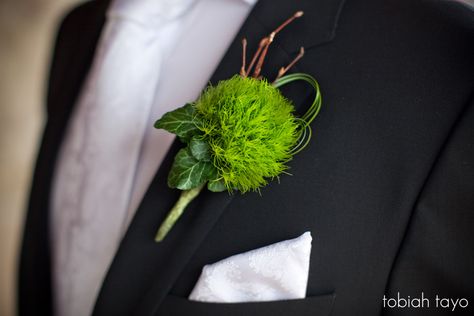 green trick carnation - Ushers Button holes idea of colour Carnation Boutonniere, Waterton Park, Lime Green Weddings, Green Pocket Square, Green Carnation, How To Make Magic, Flowers For Men, Prom Flowers, Music Events