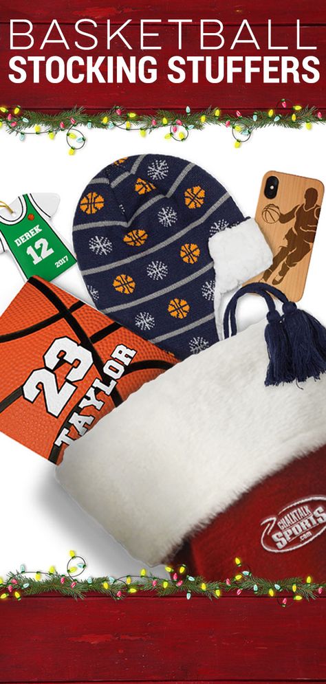 It's that time of year again! Christmas shopping has already begun and if you're trying to find those perfect gifts for your basketball player... then look no more! We have it all, from phone cases to winter hats. You can find everything you need to overflow those stockings with gifts by heading over to chalktalksports.com! #basketball #basketballgifts #chalktalksports Gifts For Basketball Players, Personalized Basketball Gifts, Basketball Shorts Girls, Stocking Stuffers For Teens, Cinch Sack, Basketball Camp, Personalized Basketball, Adidas Basketball Shoes, Womens Basketball Shoes