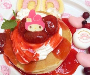 Sanrio Cafe, Kawaii Foods, Sanrio Food, Kawaii Dessert, Yummy Comfort Food, Kawaii Food, Cute Desserts, Food Themes, Cute Cakes