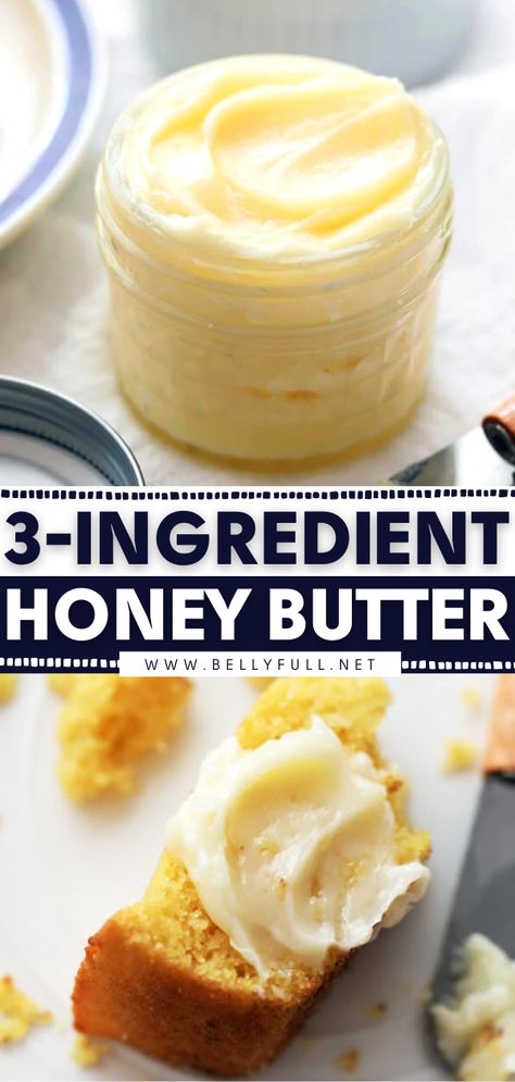 Whipped Honey Butter Recipe, Cornbread Biscuits, Homemade Honey Butter, Flavored Butter Recipes, Butter Recipes Homemade, Honey Butter Recipe, Whipped Honey, Chicken Veggies, Flavored Butter