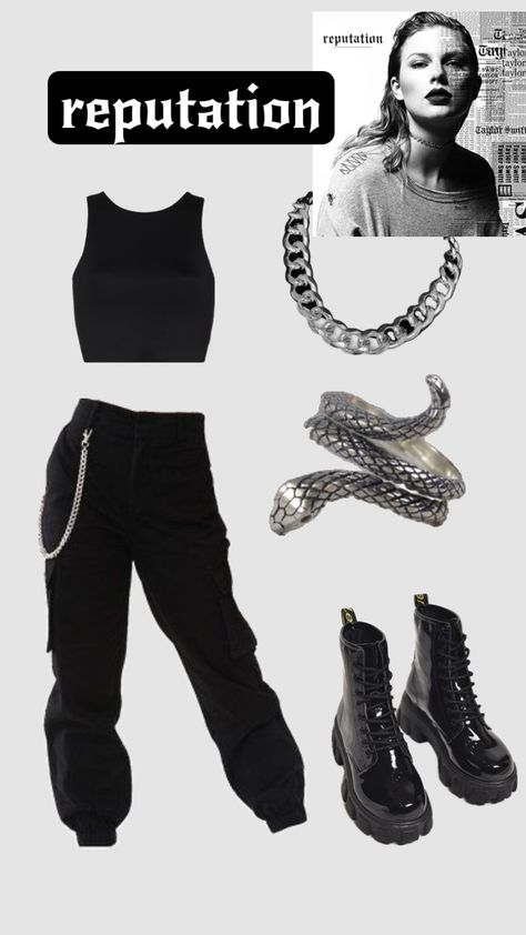 rep inspired outfit!! Rep Inspired Outfits, Rep Outfits, Rep Taylor Swift, Outfits Taylor Swift, Outfit Shuffles, Taylor Swift Tour Outfits, Swift Tour, Taylor Swift Outfits, Inspired Outfits