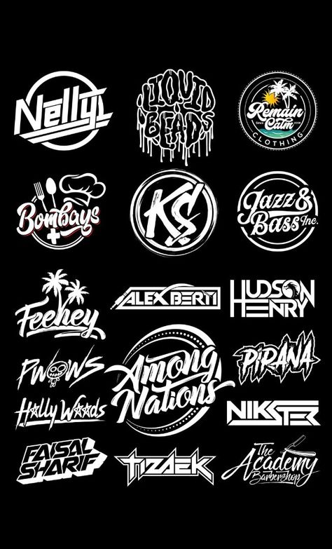 I am a professional graphic designer, specialized in DJ, BAND, MUSIC or TYPOGRAPHY, and Custom logos. My Vision, I have worked with clients from around the world and would love to translate your Music values and vision into a perfect logo. Let the focus be on your branding, leave a strong impression on anyone. Quality is my top priority, i am in the business of selling vision, not just a logo. Dj Logo Design Ideas, Music Brand Logo, Dj Logo Ideas, Band Logo Ideas, Rock Band Logo Design, Music Company Logo, Art Company Logo, Logo Design Music, Dj Logo Design