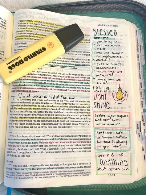 Matthew 5 Bible Journaling, Matthew Bible Study, Bible Journaling Matthew, Inspire Bible, Matthew 1, Study Notebook, Inspire Bible Journaling, Matthew 5, Study Ideas