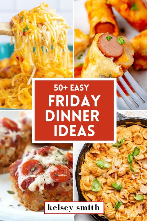 Friday Dinner Ideas, Easy Friday Night Dinner, Easy Friday Night Dinner Ideas, Saturday Dinner Ideas, Friday Night Dinner Ideas, Movie Night Dinner, Fast Easy Dinner, Night Dinner Recipes, Family Dinner Night