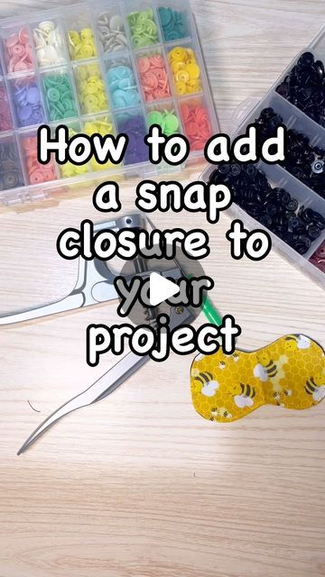 Sewing tips, Bag Making, Sewing Tutorials on Instagram: "Mastering the KAM Snap installation.  KAM snaps are a great fastener. There are three parts to the snap - buckle surface, female buckle and male buckle. You will need two buckle surfaces and one of each of the female and male buckles.  Use the awl (the pointy tool) to push a hole through the fabric. It’s best if you can push through both layers at the same time to ensure both sides are lined up.  Grab a buckle surface and insert through the hole grab one of the buckles and the SNAP pliers and align with the snap and press down hard. Repeat on the other side.  To test If you’ve successfully installed the KAM snap. Close it then open it and you should hear a snap sound.  If this was helpful please like ❤️ and save for later. Follow for Kam Snaps, Save For Later, Sewing Tips, Sewing Basics, Sewing Techniques, Pliers, The Other Side, Sewing Hacks, Sewing Tutorials