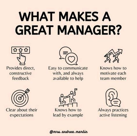 Io Psychology, Great Manager, Good Manager, Effective Leadership Skills, Management Skills Leadership, Good Leadership Skills, Training Manager, Leadership Inspiration, Staff Motivation