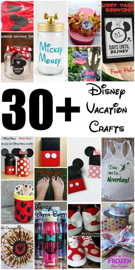 There is less than two weeks until we head to Disney World for our family vacation so I have Disney on the brain BIG TIME! I have been doing so many Disney DIY projects lately to make things extra special for my kids and in some cases to save a bit of money. With four… Diy Disney Gifts, Disney Savings Jar, Vacation Crafts, Disney Crafts For Adults, Disney Gifts For Adults, Disney Crafts For Kids, Disney Savings, Casa Disney, Disney Money