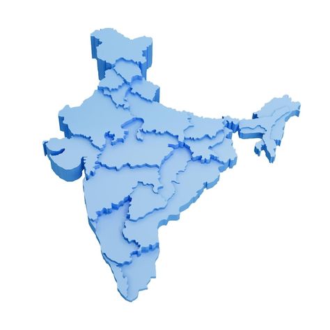 Threedimensional map of india on white b... | Premium Photo #Freepik #photo #territory #state #india-map #indian-map Map Indian, Indian Map, Map Poster Design, Map Of India, Indian States, India Map, Workout Posters, Pin Map, Background 3d