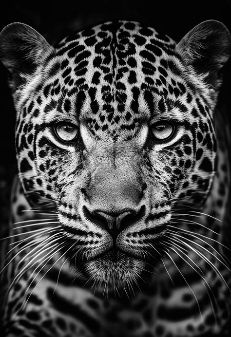 Leopard portrait Leopard Portrait, Leopard Drawing, Big Cat Tattoo, Jaguar Tattoo, Tier Tattoo, Leopard Tattoos, Tiger Tattoo Design, Leopard Face, Wild Animals Pictures